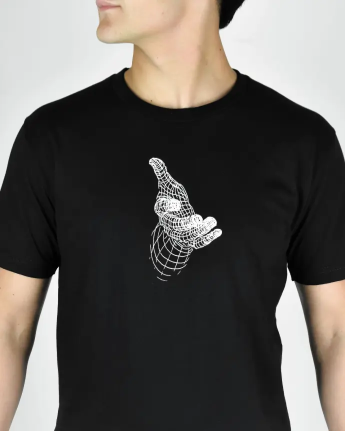 Remera Mangas Cortas Algodón Estampa Hand Job Booz Hombre 