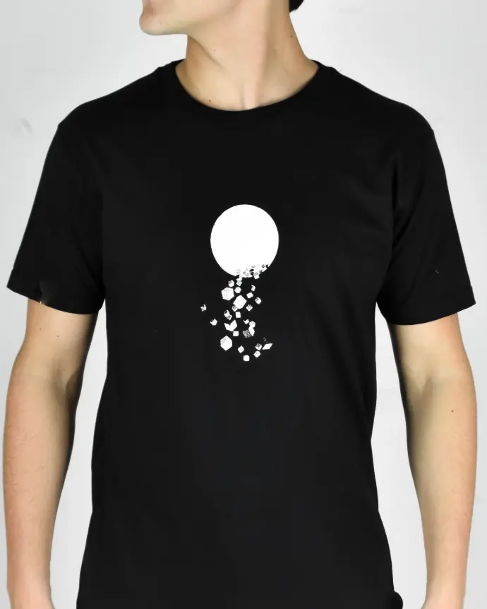 Remera Mangas Cortas Algodón Estampa Sphere Job Booz Hombre