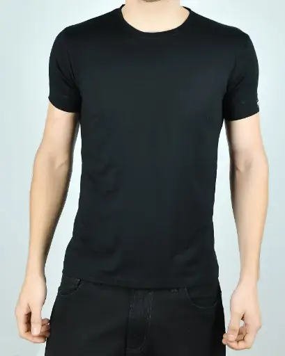Remera Mangas Cortas Liso Spandex Algodón Bando Cabdi Hombre