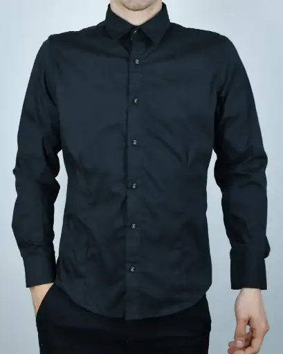 Camisa Mangas Largas Estampa Algodón Rock Shore Bando Hombre