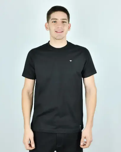 Remera Mangas Cortas Liso Algodón Fortaleza Taverniti Hombre