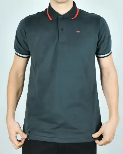 Chomba Mangas Cortas Liso Algodón Liverpool Taverniti Hombre