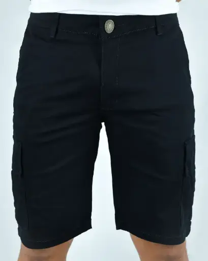 Bermuda Cargo Gabardina Regular Fit Gedeon Job Booz Hombre