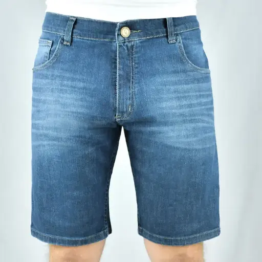 Bermuda Jean Regular Fit Dagao Job Booz Hombre